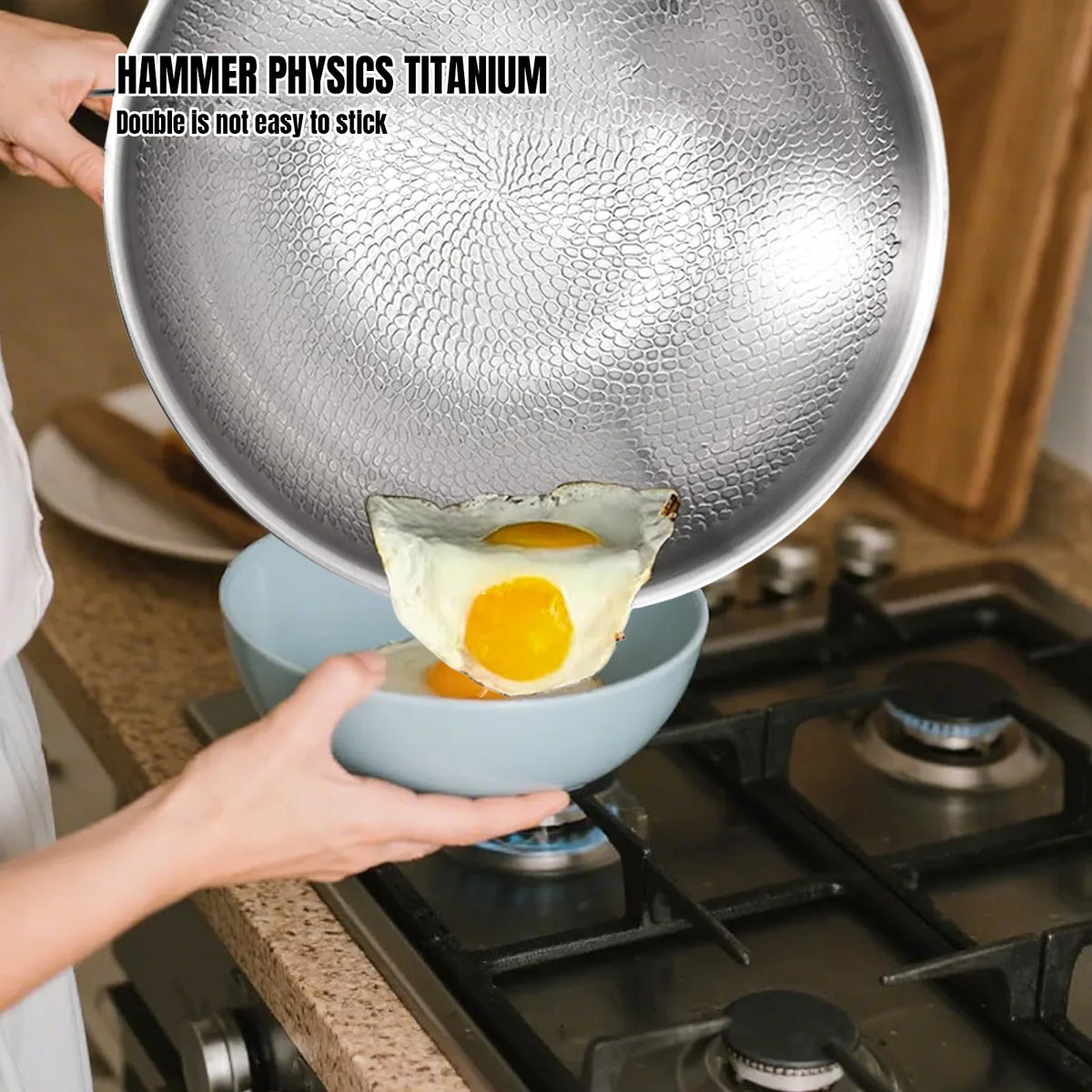 Titanium-Bratpfanne mit Deckel
