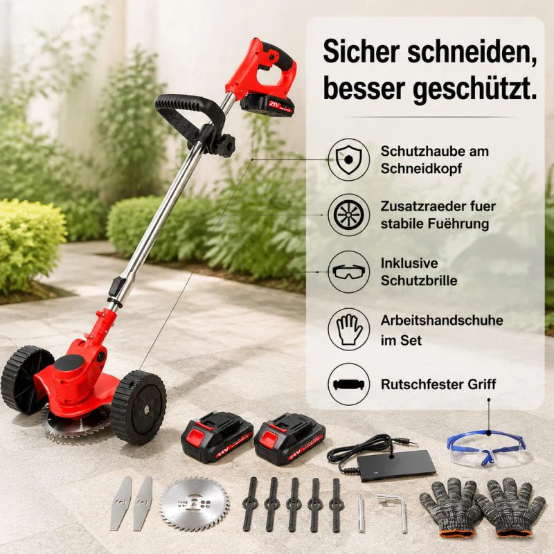 Der 21V Akku-Rasentrimmer