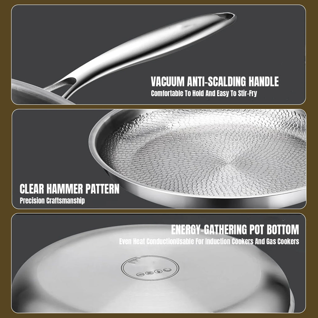 Titanium-Bratpfanne mit Deckel