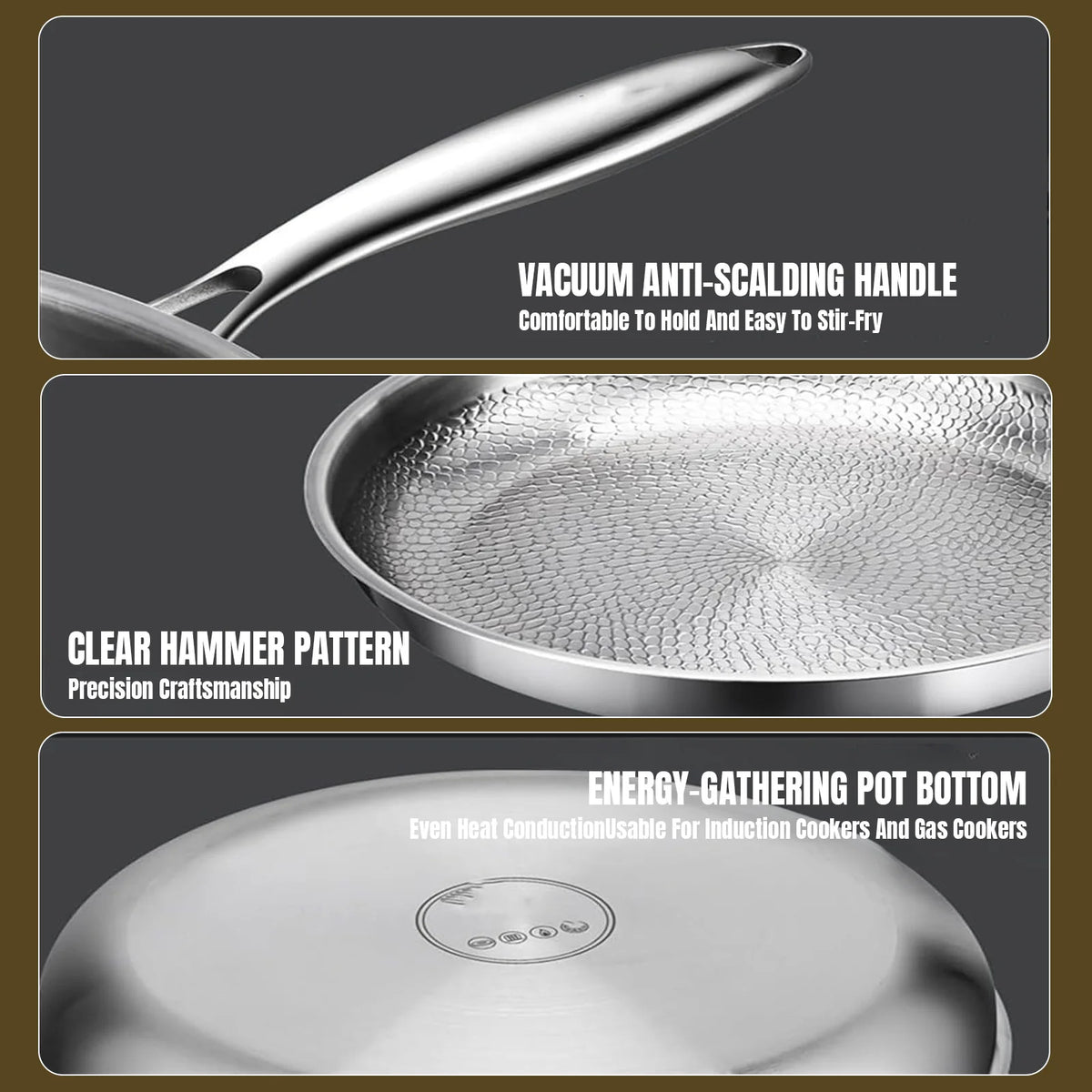 Titanium-Bratpfanne mit Deckel