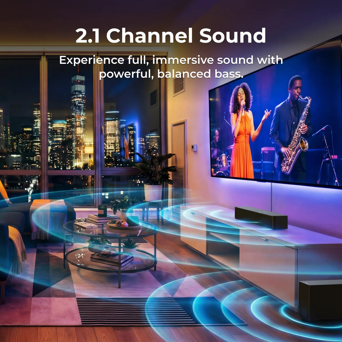 ULTIMEA 240W 2.1ch Soundbar