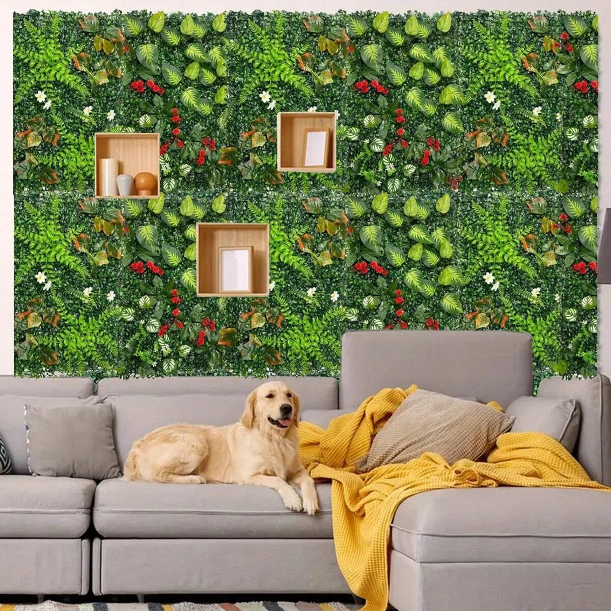 Dekorative Kunstgras-Wandpanels