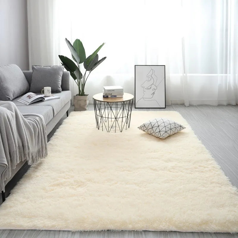 Weiches, flauschiges Teppich
