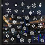 38 Schneeflocken-Elektrostatik-Wandaufklebern
