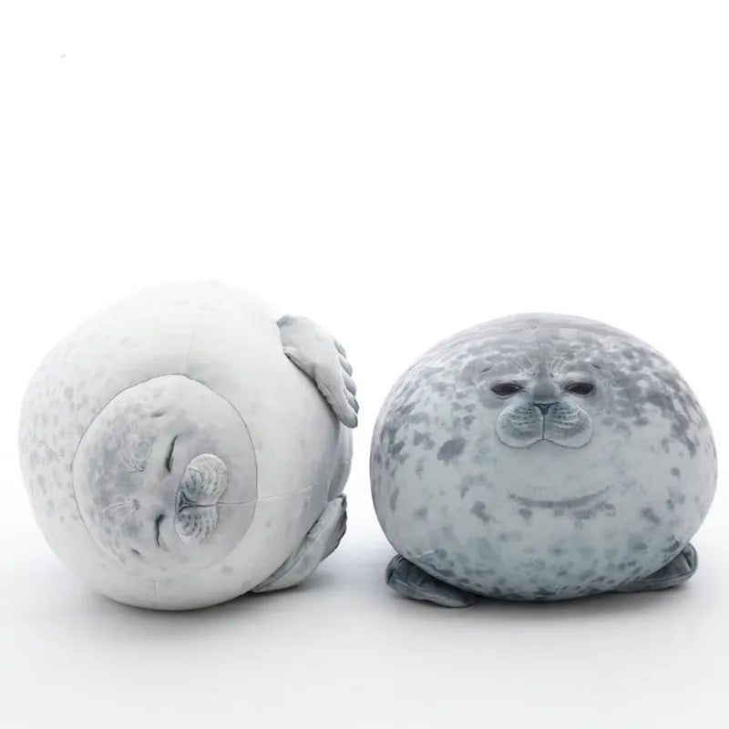 Süßes Blob-Seehund-Kissen