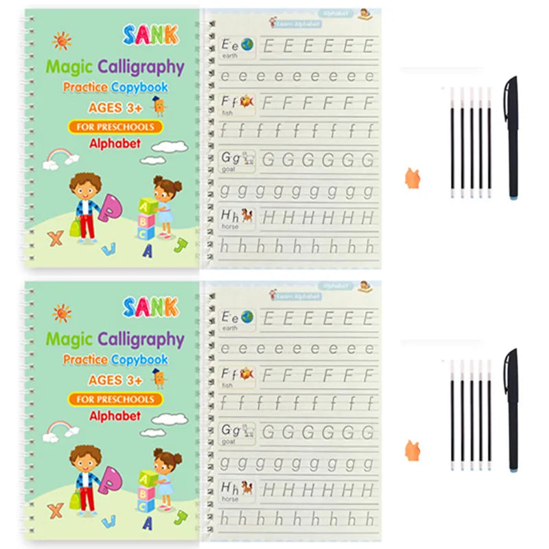 Zauberhaftes Schreibübungs-Copybook