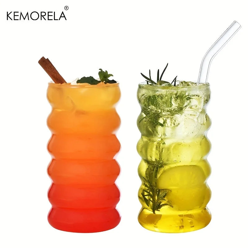 500ml Wellenform-Trinkgläser