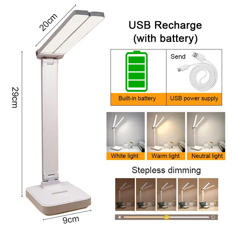 Moderne USB-Schreibtischlampe
