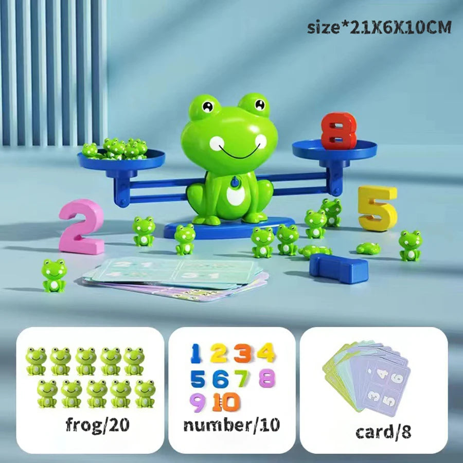 Lernspielzeug Frosch-Waage