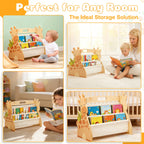 2-stöckiges Bücherregal für Babys
