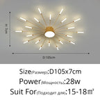 Elegante LED-Deckenleuchte