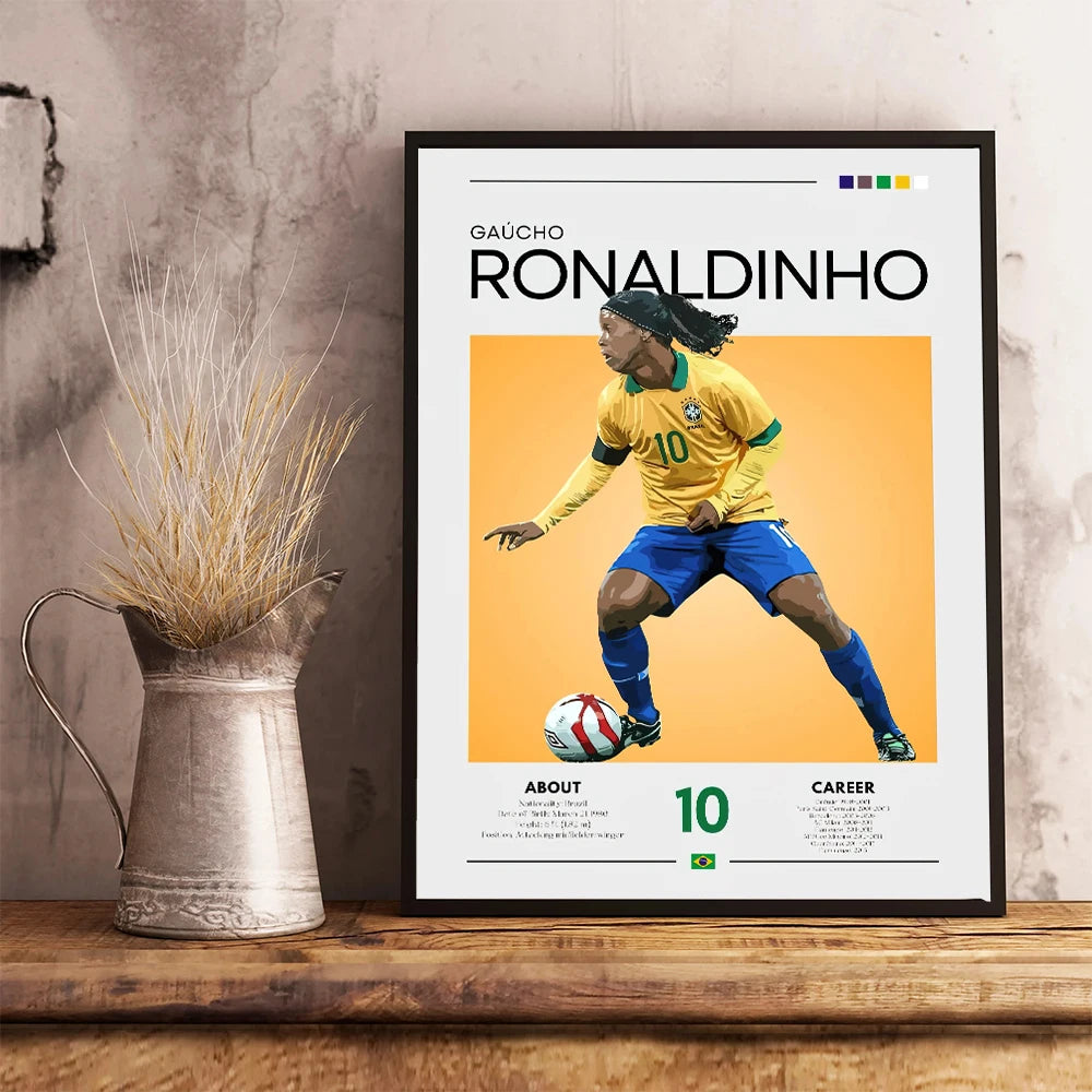 Modernes Fußball-Poster