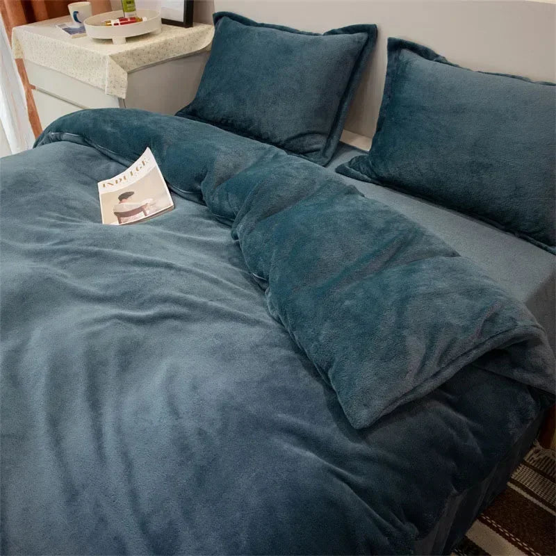 Weiches Flanell-Bettwäsche-Set