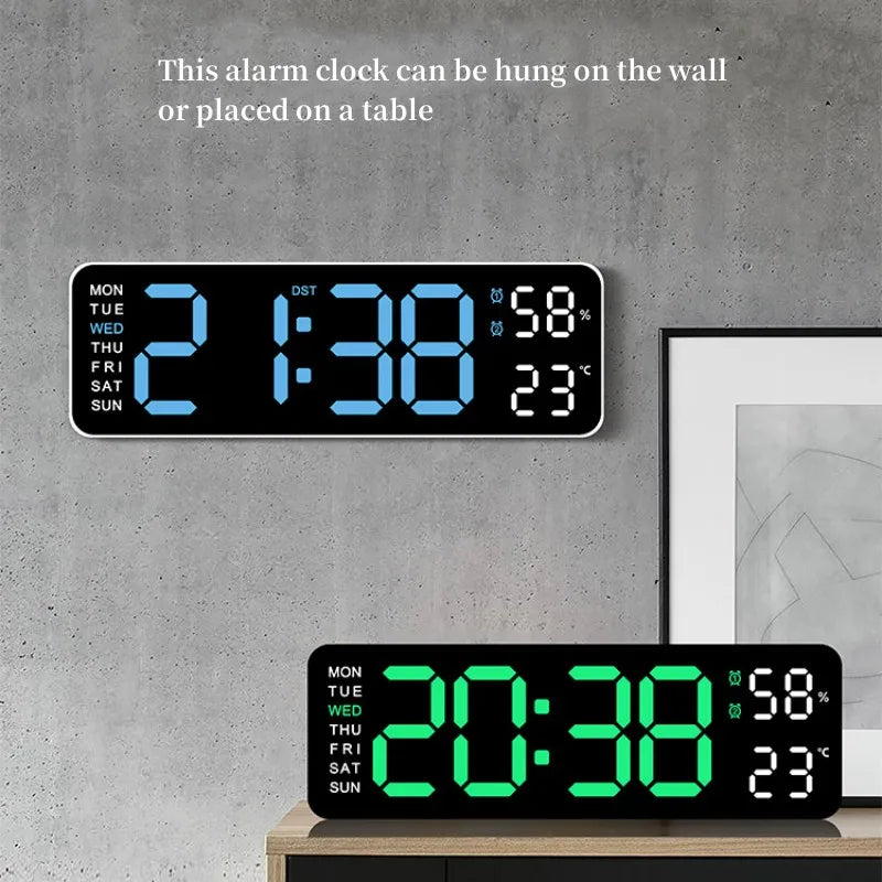 9-Zoll digitale LED-Wanduhr