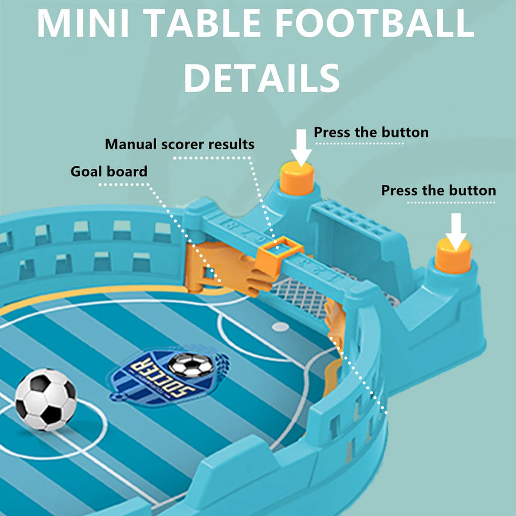 Kompaktes Tischfußballspiel