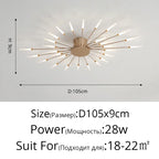 Elegante LED-Deckenleuchte