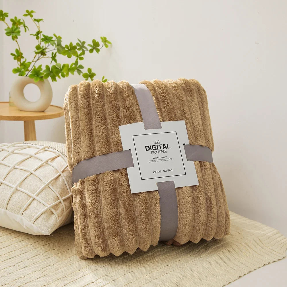 Luxuriöse Flauschige Korallen-Samt-Decke