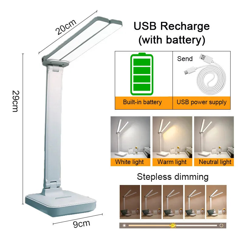 Moderne USB-Schreibtischlampe