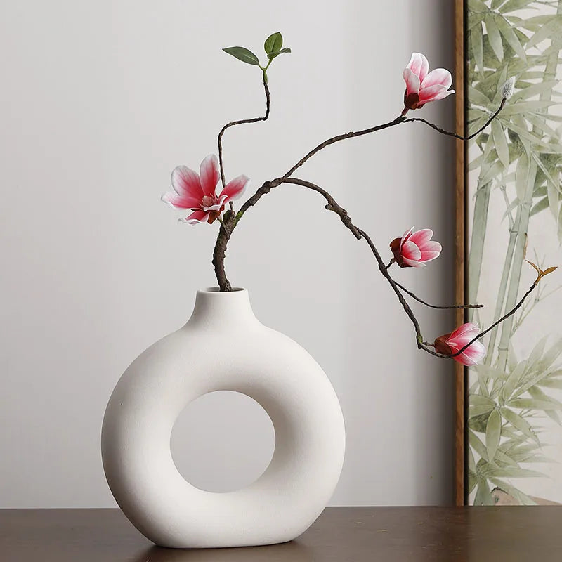 Moderne Donut-Vase