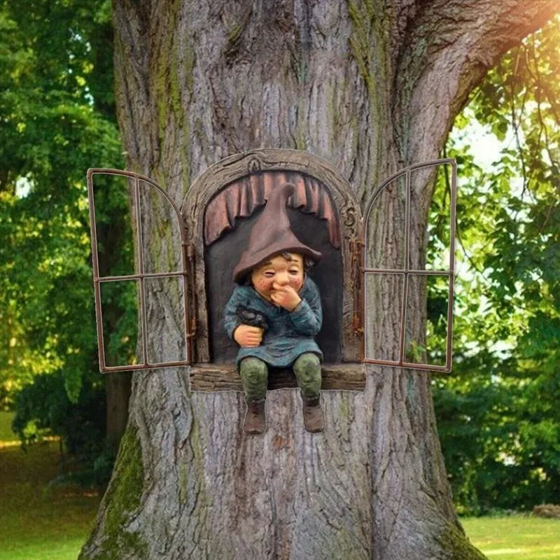 Frecher Gartenzwerg aus Harz