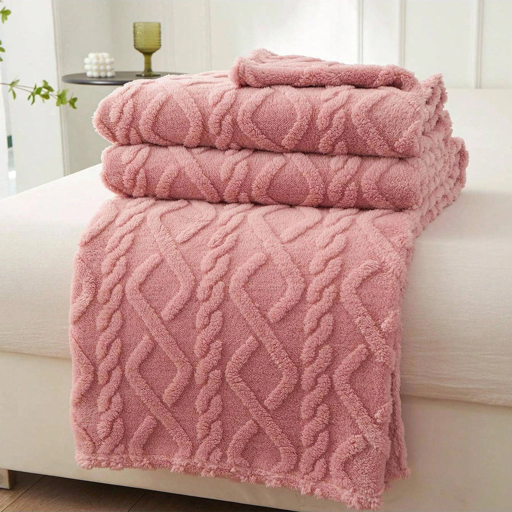 Kuschelweiches Coral Fleece Tagesdecke