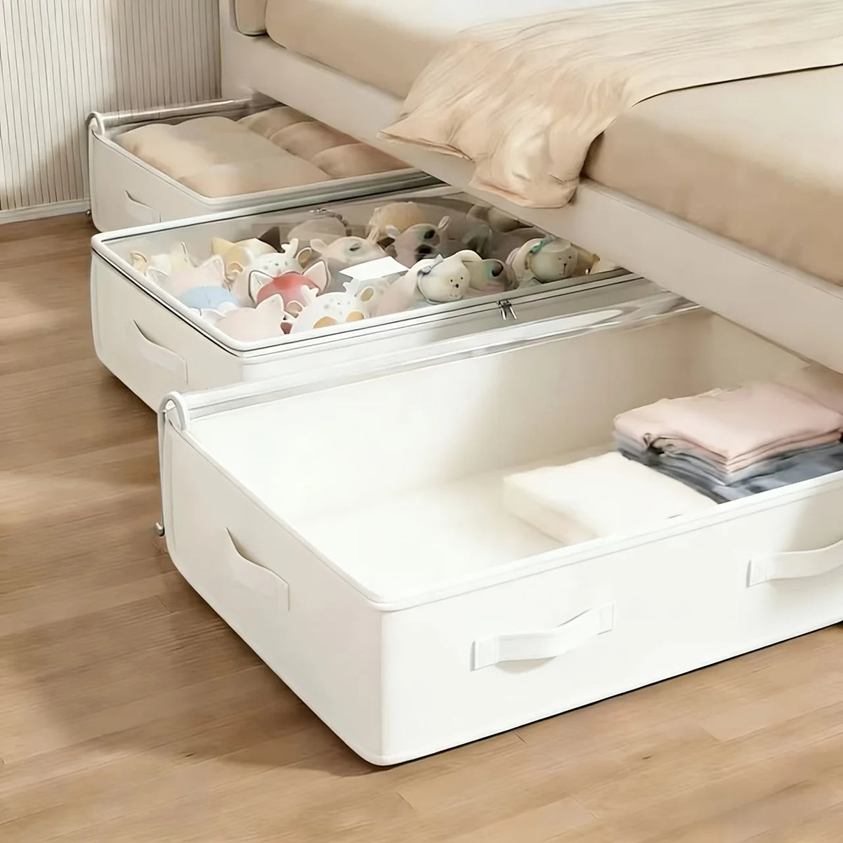 Platzsparende Aufbewahrungsboxen
