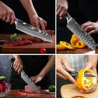 Professionelle Damaszener Küchenmesser