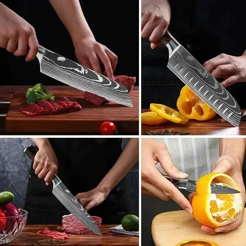 Professionelle Damaszener Küchenmesser
