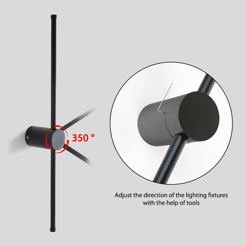 Elegante LED-Wandleuchte