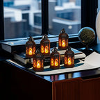 LED-Windlicht mit authentischem Kerzenschein