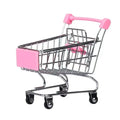 Dekorative Mini-Einkaufswagen aus Eisen