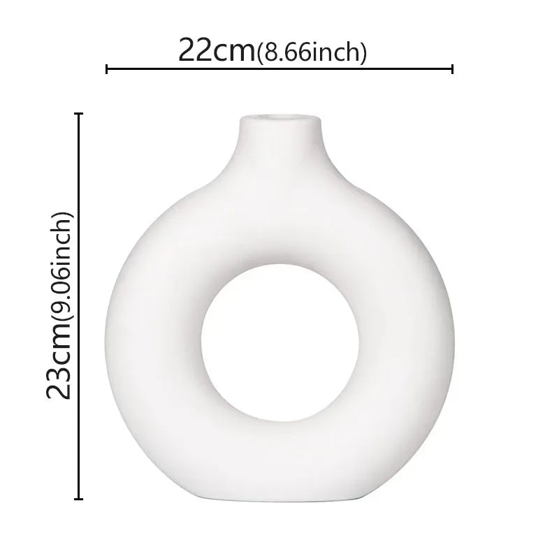 Moderne Donut-Vase