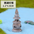 Charmante Miniatur-Brunnenstatue