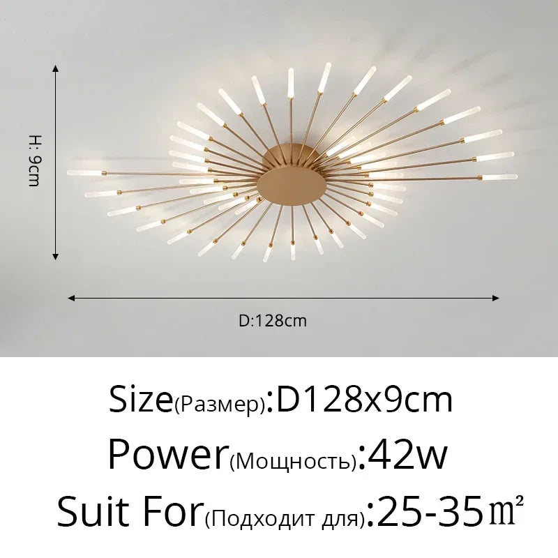 Elegante LED-Deckenleuchte