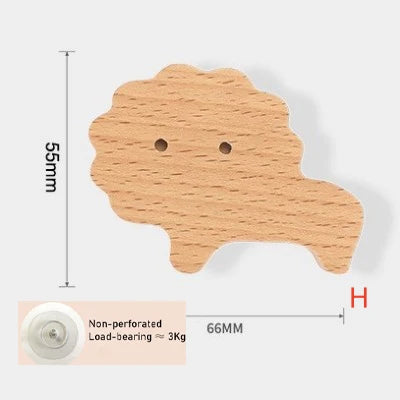 Charmante Holzhaken