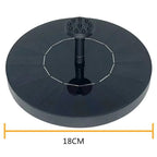 Stilvolle Solar-Springbrunnen