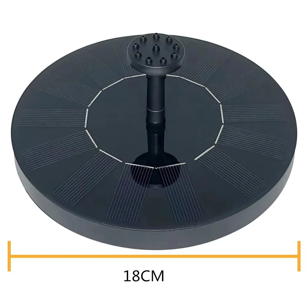Stilvolle Solar-Springbrunnen