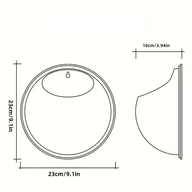 Elegante Wandvase