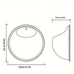 Elegante Wandvase