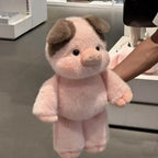 Schweinchen-Plüschkissen
