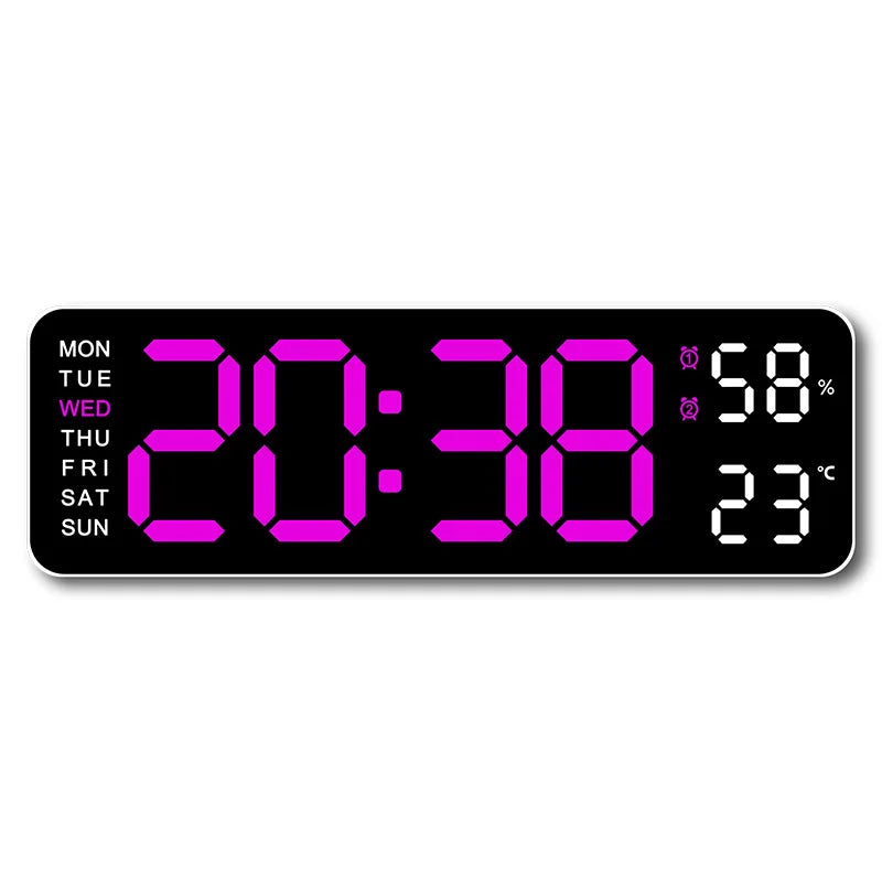 9-Zoll digitale LED-Wanduhr