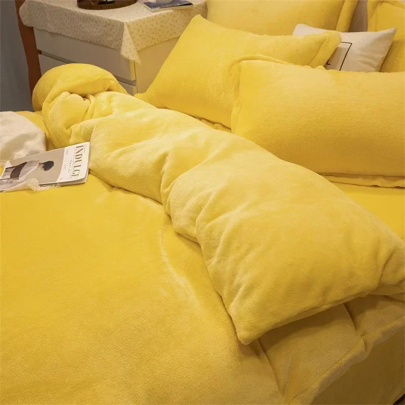 Weiches Flanell-Bettwäsche-Set