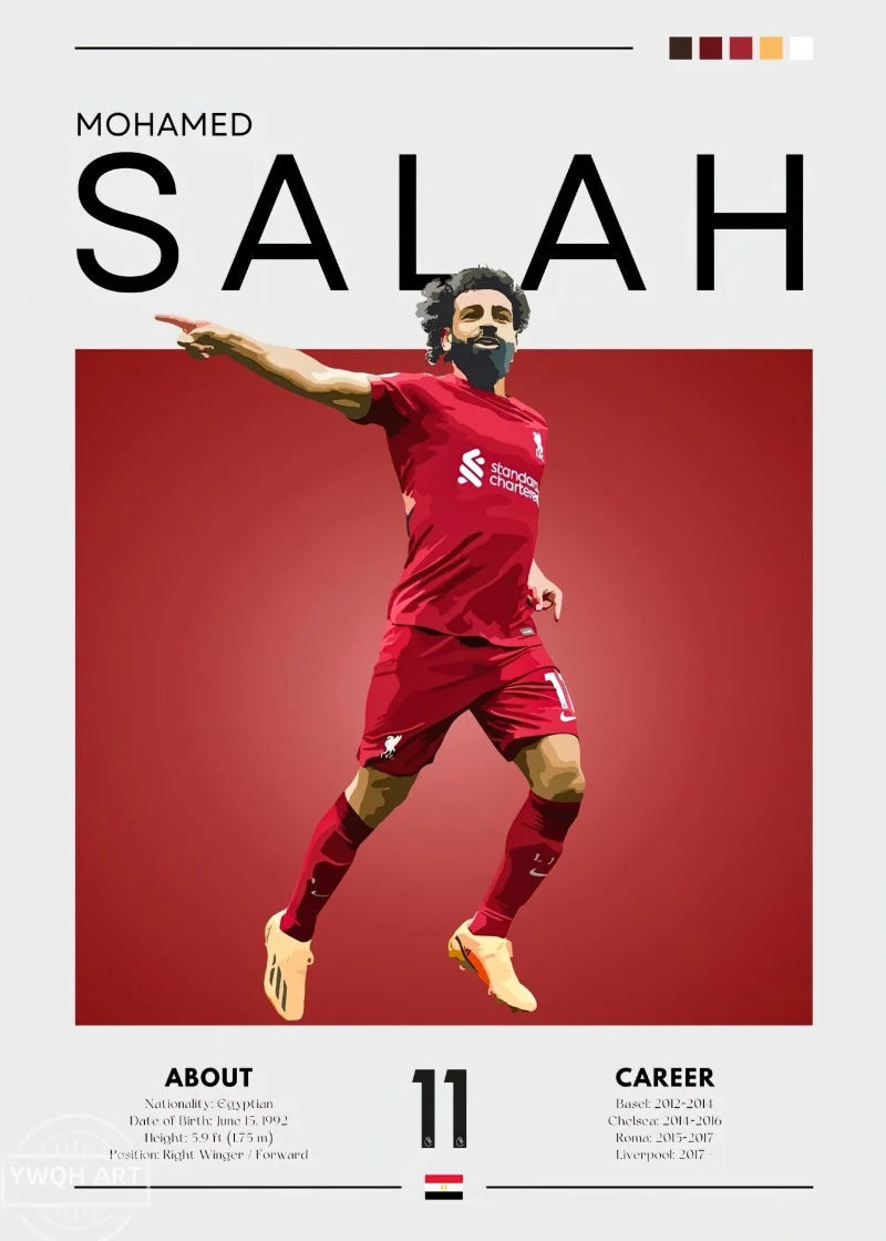 Modernes Fußball-Poster