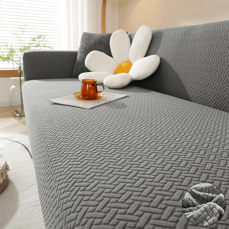 Elastischer Jacquard-Sofabezug