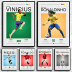 Modernes Fußball-Poster