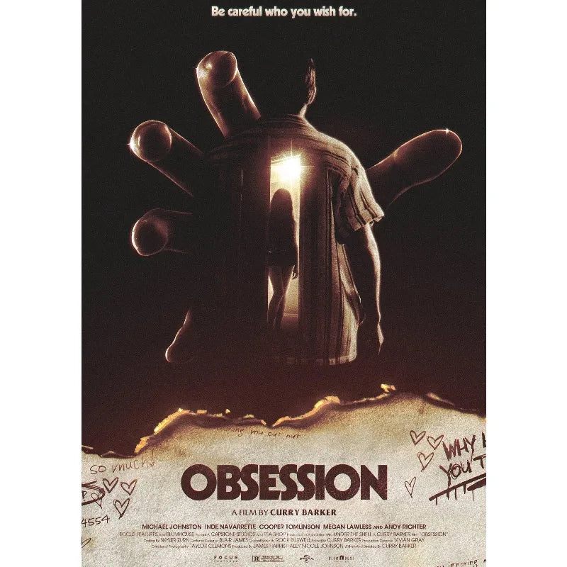 OBSESSION Movie 2026 Horror Gothic Film Aesthetic Poster