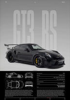 Stilvolles GT3 RS-Poster