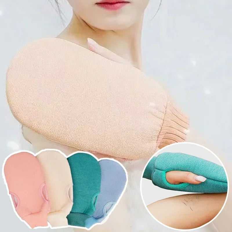 Exfolierende Badehandschuh
