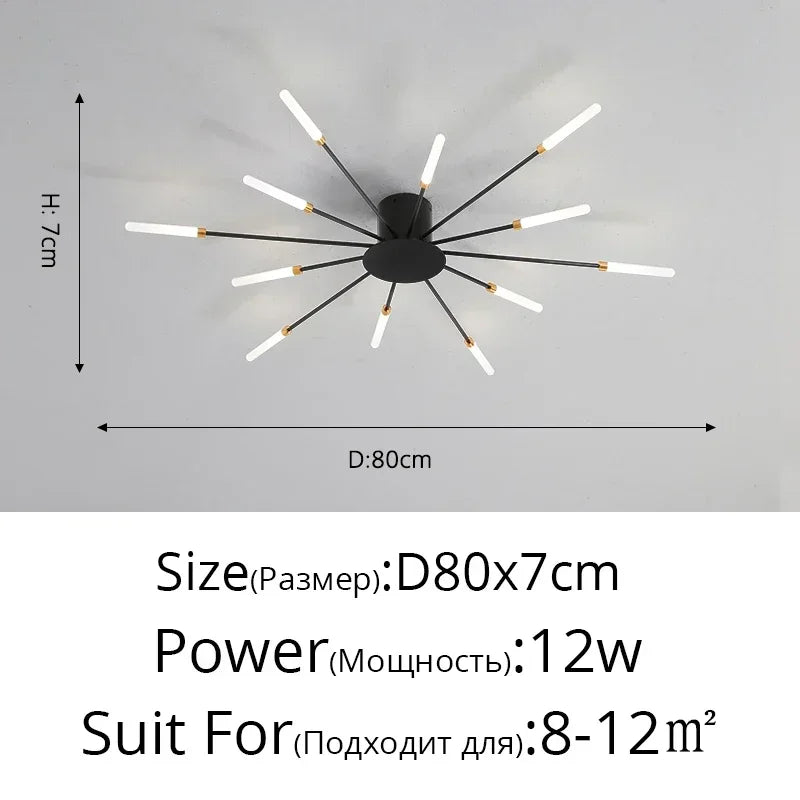 Elegante LED-Deckenleuchte