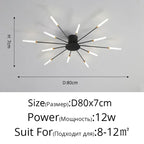 Elegante LED-Deckenleuchte